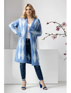 Sveter na zapínanie model 178643 PeeKaBoo