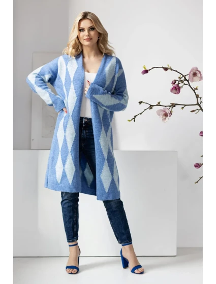 Sveter na zapínanie model 178643 PeeKaBoo