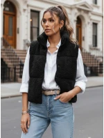 Dámská vesta z ovčí kůže černá Dstreet model 21970835 - FashionStreet