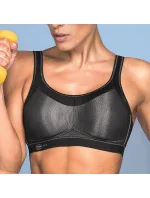 tvarovaná športová podprsenka 5529 čierna - Active
