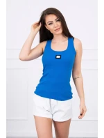 Pruhovaná blúzka s blúzkou vo farbe nevädze