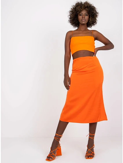 Sukně WN SD model 17137390 oranžová - FPrice Sukně WN SD model 17137390 oranžová - FPrice