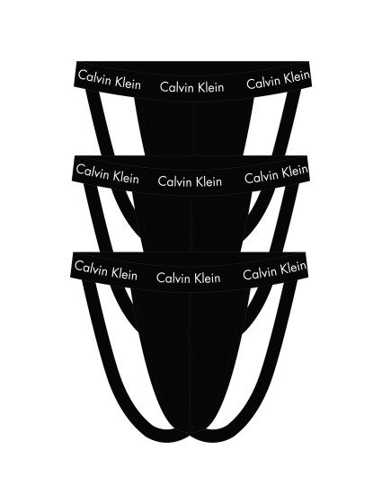 Pánske suspenzory 3PK 000NB3363A 9H1 black - Calvin Klein