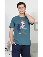 Pánske pyžamo kapri Kohút Pánske pyžamo kapri Kohút