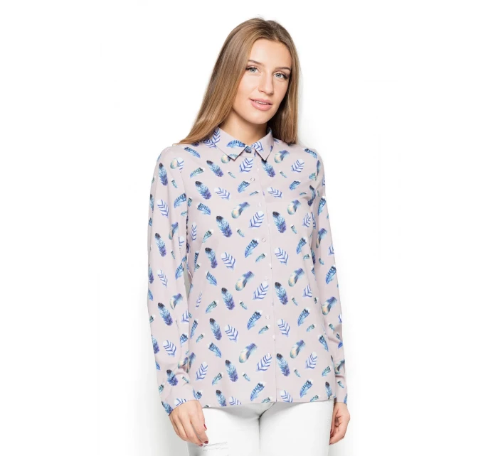 Košeľa s dlhým rukávom model 76983 Katrus