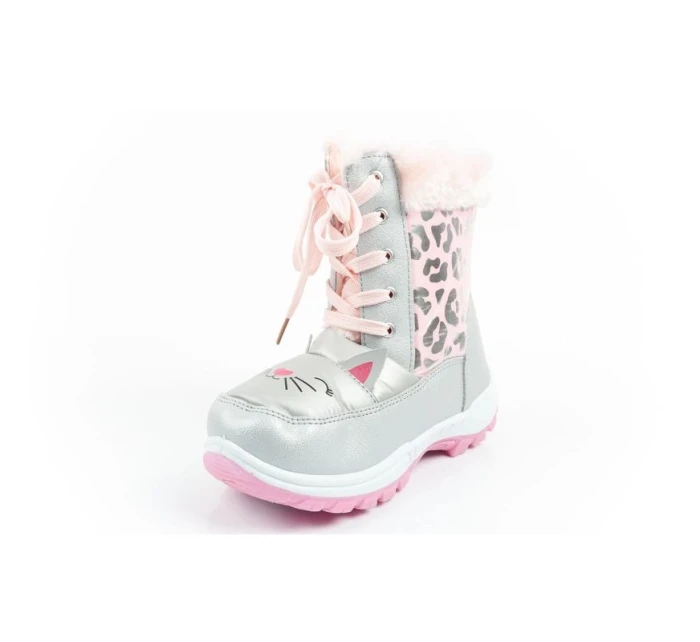 dětské zimní sněhové boty  teplé pro dívky model 21813343 - Leomil
