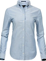 Tee Jays TJ 4001 Blúzka Oxford Perfect s dlhým rukávom 18.4001 svetlo modrá