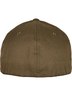 6 panelová kšiltovka z bio bavlny olive model 22537031 - Flexfit 6 panelová kšiltovka z bio bavlny olive model 22537031 - Flexfit