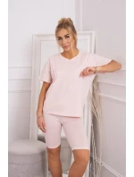 Súprava top+legíny púdrovo ružová Súprava top+legíny púdrovo ružová