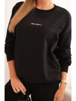 Dámska bavlnená súprava s potlačou Minimal black Dámska bavlnená súprava s potlačou Minimal black