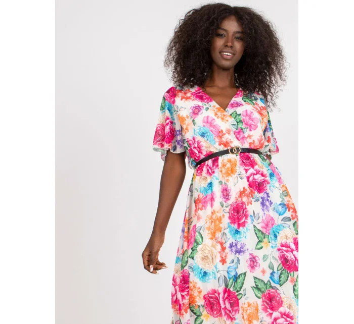 Šaty DHJ SK 13162.92 svetlo béžová