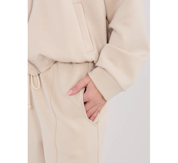 Spodnie SM SP model 21782414 jasny beżowy - FPrice Spodnie SM SP model 21782414 jasny beżowy - FPrice