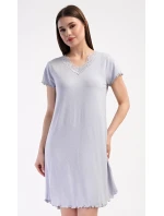 Dámska nočná košeľa s krátkym rukávom Snowflake