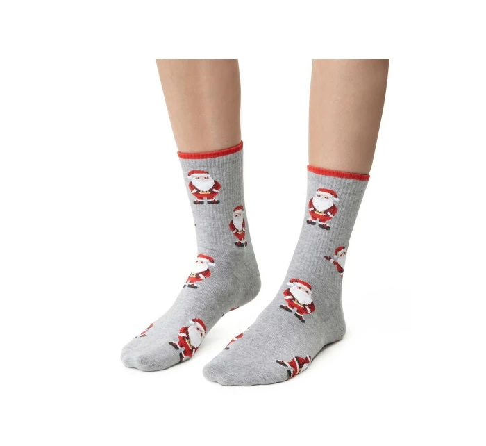 Dámské vánoční ponožky model 21327638 3540 - Steven Dámské vánoční ponožky model 21327638 3540 - Steven