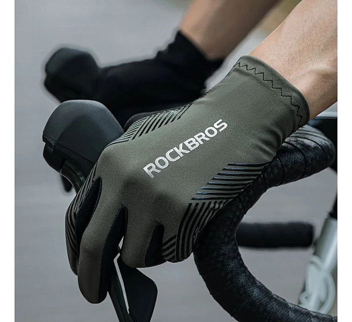 Cyklistické rukavice  velikost: M zelené model 22083560 - Rockbros