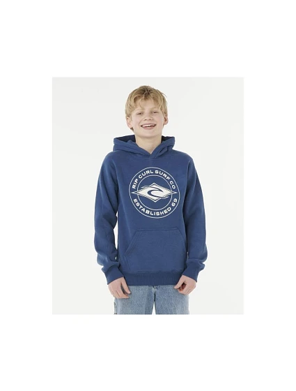 Mikina RIP CURL STAPLER HOOD -BOY, tmavomodrá