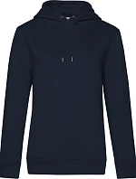 B&C QUEEN Hooded_° Dámska mikina s kapucou 01.W02Q tmavomodrá