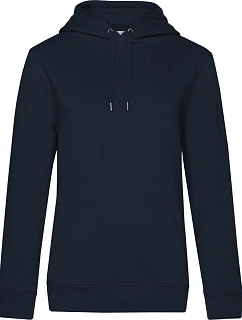 B&C QUEEN Hooded_° Dámska mikina s kapucou 01.W02Q tmavomodrá