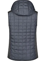 JN Dámská pletená hybridní vesta 02.0 grey melange/anthracite melange model 22489577 - Daiber JN Dámská pletená hybridní vesta 02.0 grey melange/anthracite melange model 22489577 - Daiber