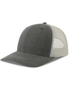 Atlantis Headwear Sonic-S 6-panelová truckerová čiapka 33.0259 šedá melírovaná/biela