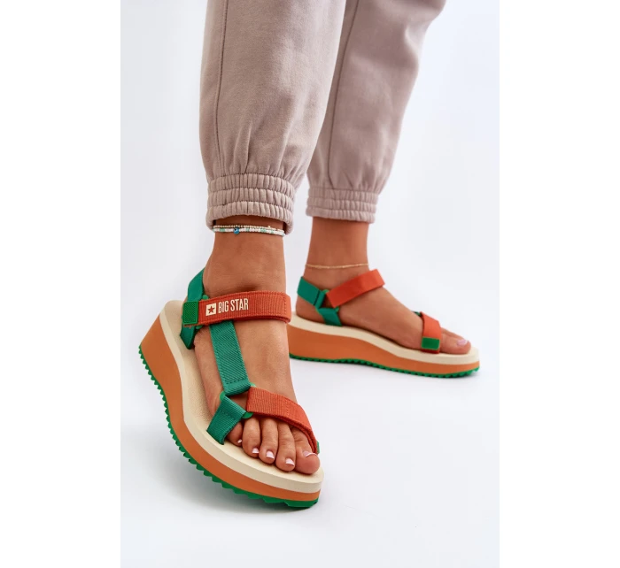 Dámské sandály na platformě a Big Star model 21652819 - Big Star Shoes