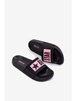 Dětské pantofle Big Star TT374A004 Černo-Růžové