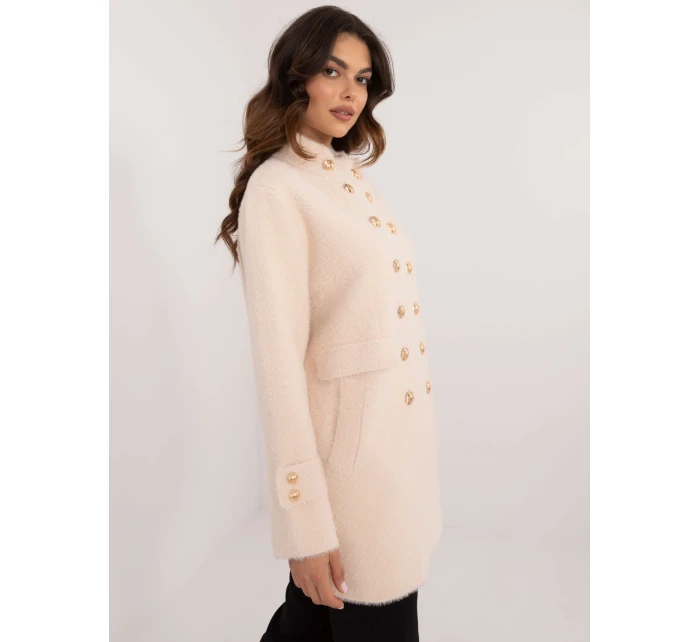 Kabát MBM PL 4033.13X svetlo béžový