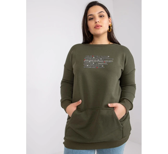 Mikina RV BL 7124.01 khaki