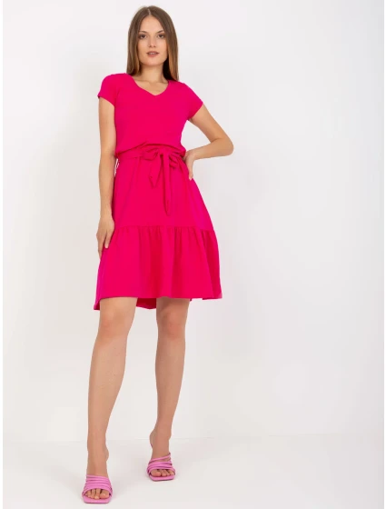 Dámske šaty RV SK 8048 fuchsiové