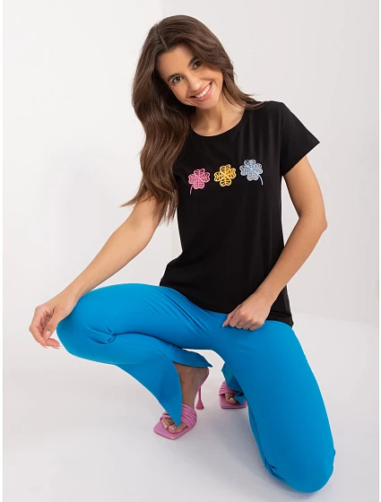 T shirt RV TS model 19768868 czarny - FPrice T shirt RV TS model 19768868 czarny - FPrice