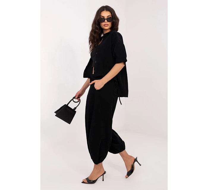 Šnúrové nohavice model 226229 Taliansko Moda