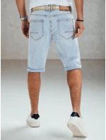 Pánské modré džínové šortky s páskem Dstreet model 21989892 - FashionStreet