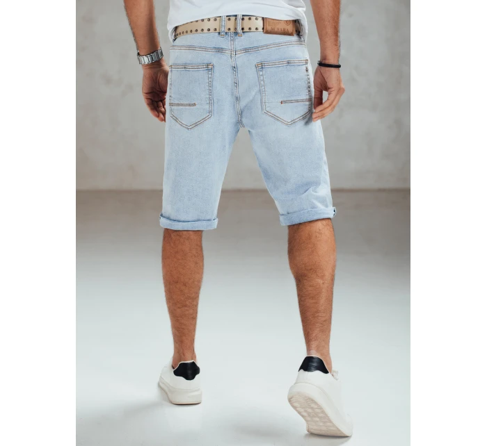 Pánské modré džínové šortky s páskem Dstreet model 21989892 - FashionStreet