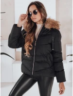 Dámska prešívaná bunda čierna FashionStreet TY5126