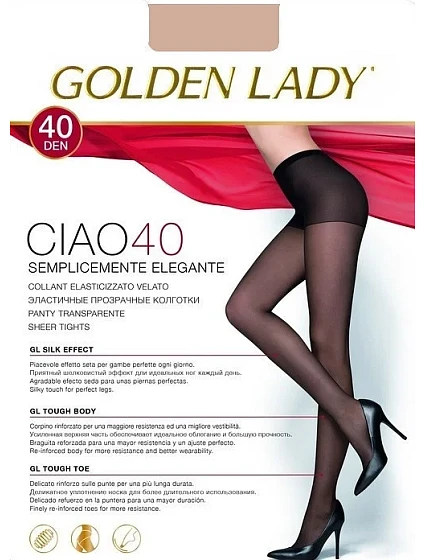 Dámské punčochové kalhoty model 7456884 40 den - Golden Lady Dámské punčochové kalhoty model 7456884 40 den - Golden Lady