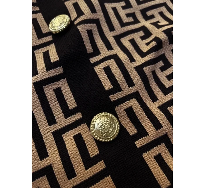 Čierna dámska pletená blúzka s krátkymi rukávmi (009) Čierna dámska pletená blúzka s krátkymi rukávmi (009)