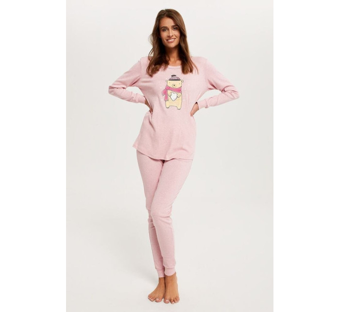 Dámske pyžamo Baula ružové s medveďom