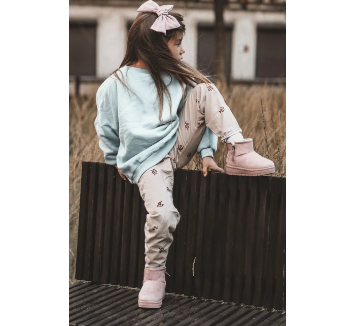 Dziecięce Śniegowce Ocieplane Na Suwak Różowe Big Star MM374101