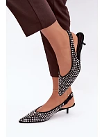 Dámské sandály Heel s přezkami Černé model 22320648 - Boto Dámské sandály Heel s přezkami Černé model 22320648 - Boto