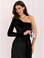 Sukienka LK SK model 22400746 czarny - FPrice Sukienka LK SK model 22400746 czarny - FPrice
