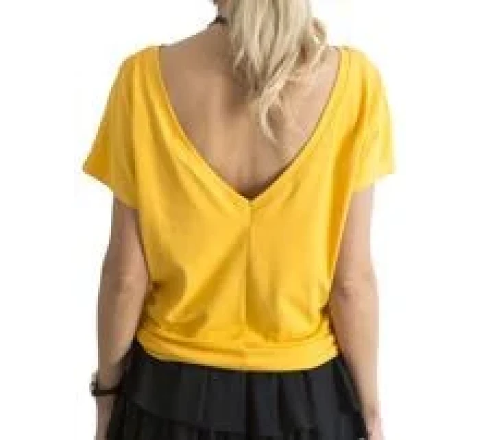 Tričko RV TS model 14816788 tmavě žlutá - FPrice Tričko RV TS model 14816788 tmavě žlutá - FPrice