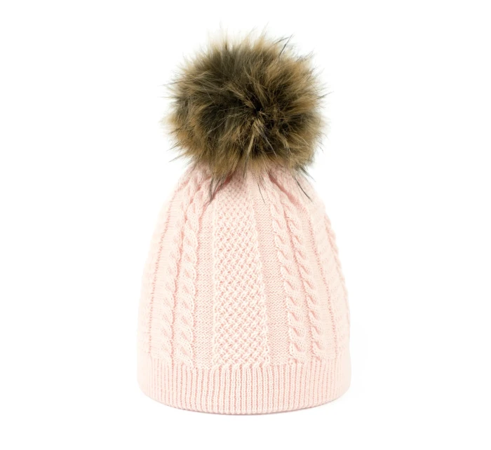 Čepice model 17693979 Light Pink - Art of polo