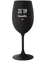 JSI TOP CUP - čierny pohár na víno 350 ml