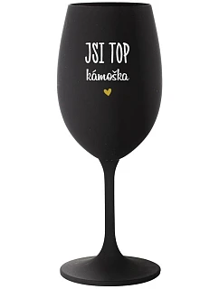 JSI TOP CUP - čierny pohár na víno 350 ml