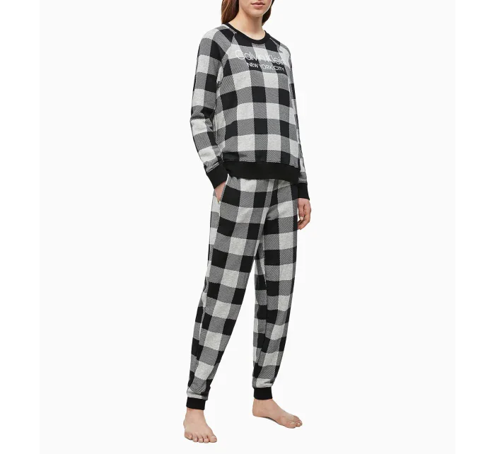 Dámske tepláky QS6302E-2ZJ sivočierna - Calvin Klein