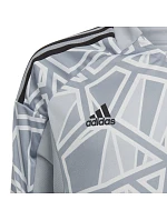 Detské brankárske tričko adidas Condivo 22 s dlhým rukávom sivé HB1646