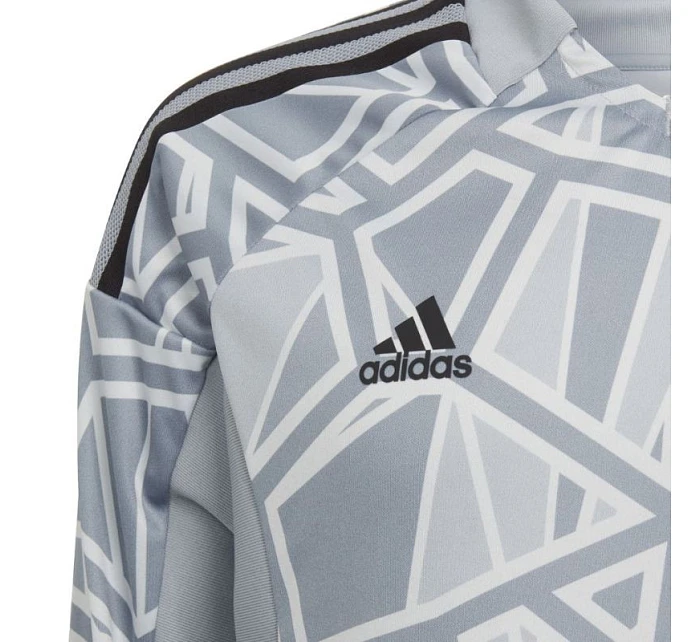 Detské brankárske tričko adidas Condivo 22 s dlhým rukávom sivé HB1646