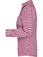 JN 616 Popelínová kostkovaná halenka s dl. rukávem model 22487338 - Daiber JN 616 Popelínová kostkovaná halenka s dl. rukávem model 22487338 - Daiber