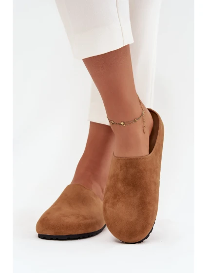 Dámské pantofle na platformě Camel model 21709411 - Boto