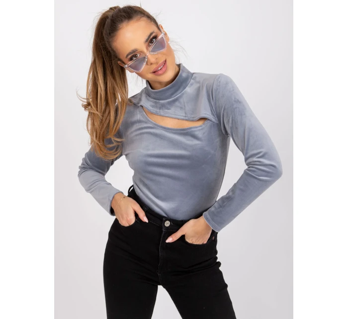 Blúzka DHJ BZ 6561.09P sivá